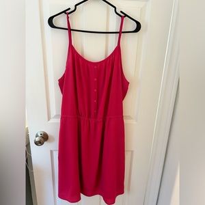 Deep pink Reitman’s dress